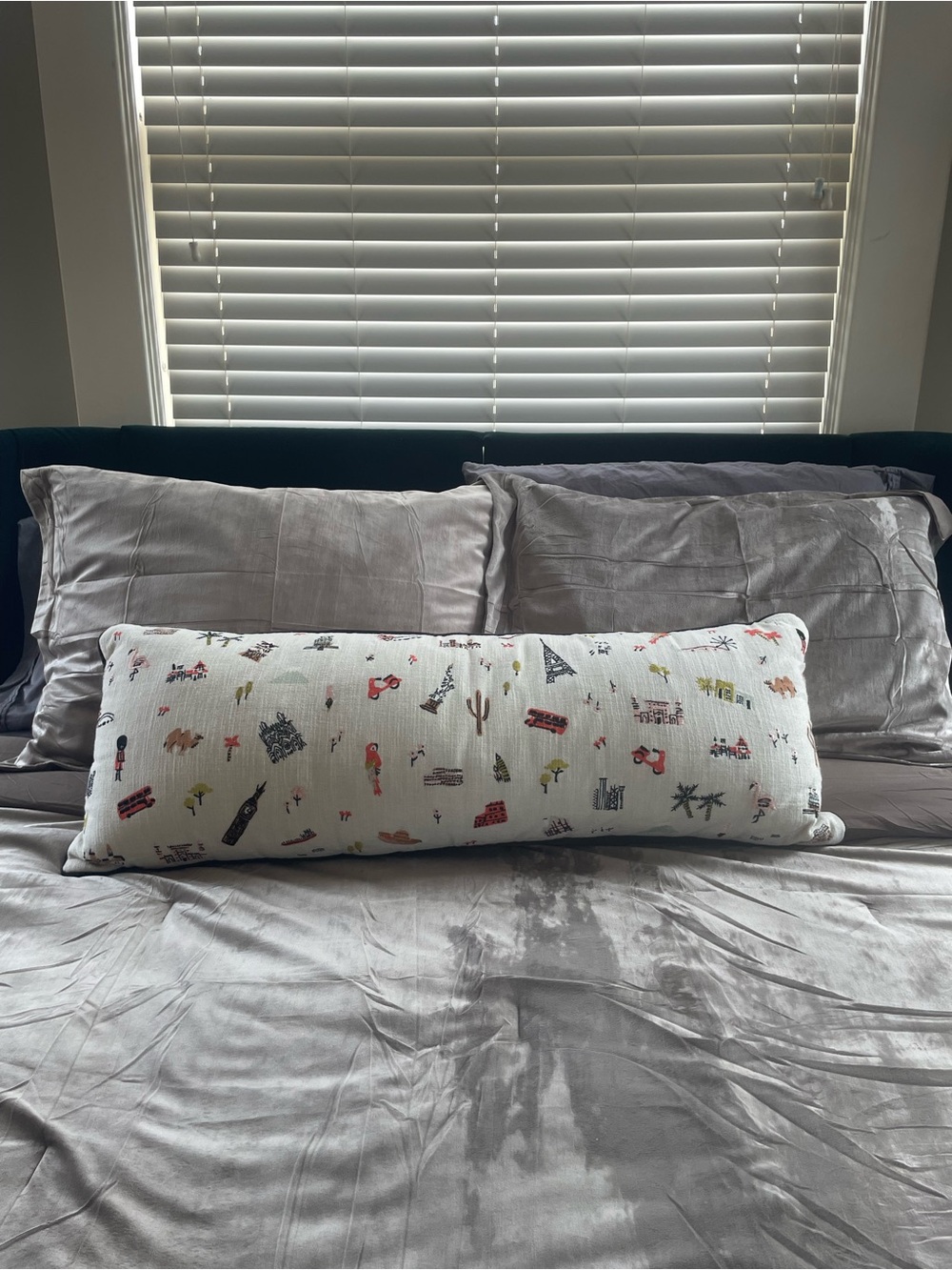 Bolster pillow from Anthropologie by Rifle Paper Co.